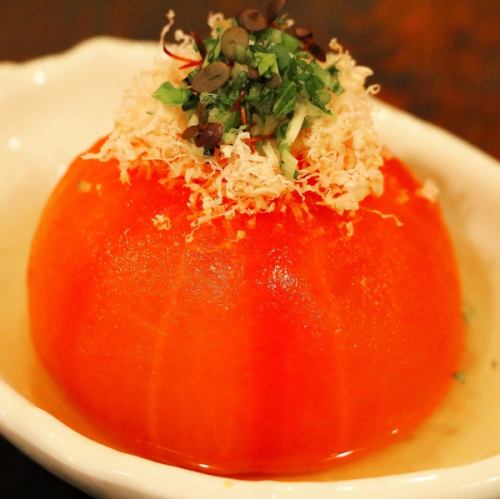 冷製丸ごとトマト煮込み