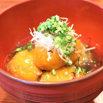 栗南瓜の揚げ出し