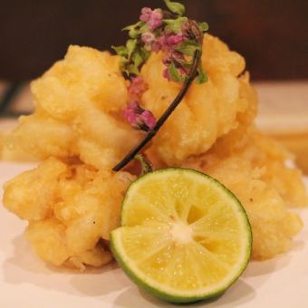 鱈の白子天麩羅