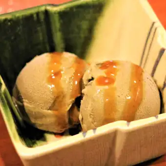 自家製ほうじ茶アイス