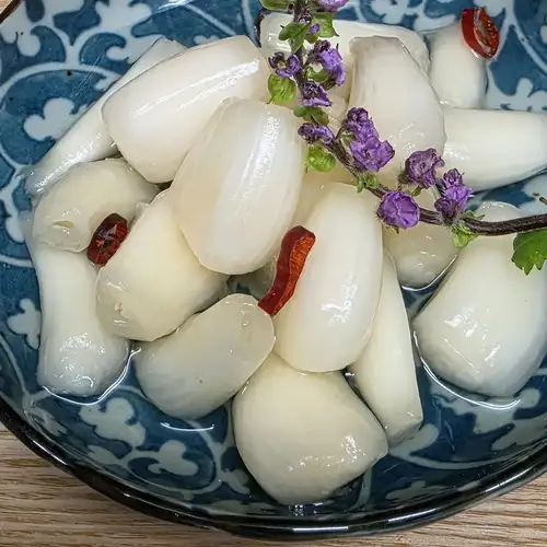 自家製らっきょう煮
