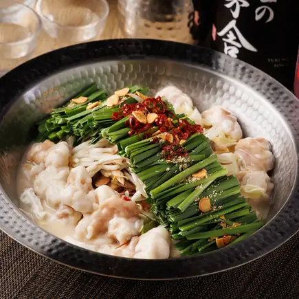【小結コース】当店名物のもつ鍋と焼き鳥 全6品 3時間飲み放題付き