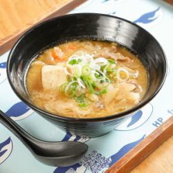 豚汁/もつ豚汁　大盛(500g)