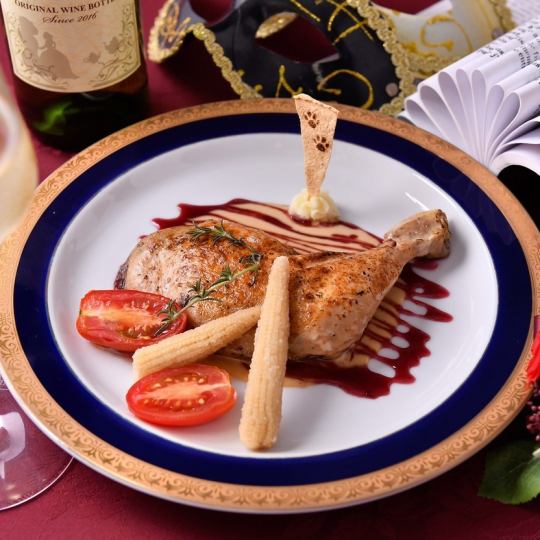 【ホットペッパー限定】美女と野獣クリスマスライトコース