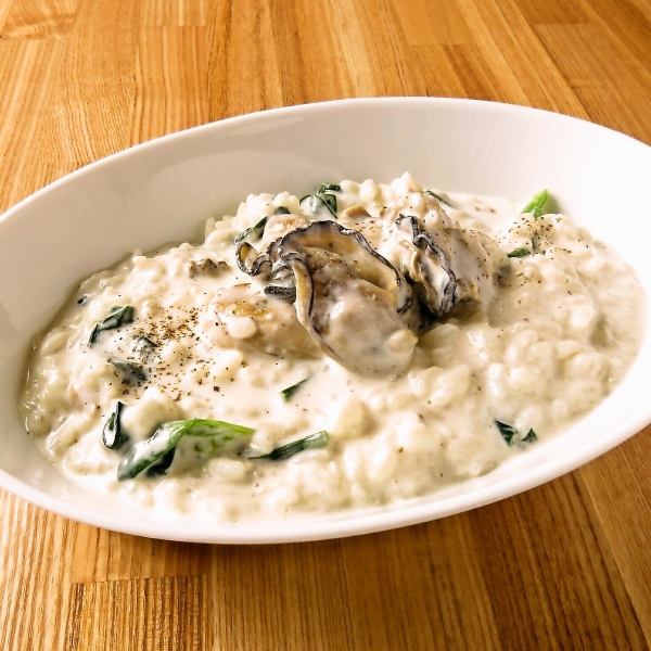 Our most popular ♪ [Oyster cream risotto \ 1,800 (tax included)]