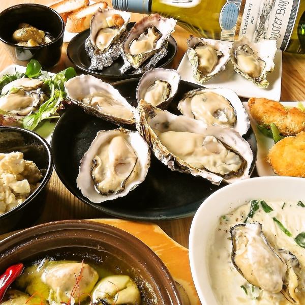 Our specialty! [Oysters eaten in seawater]