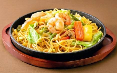 シーフードと野菜の和風