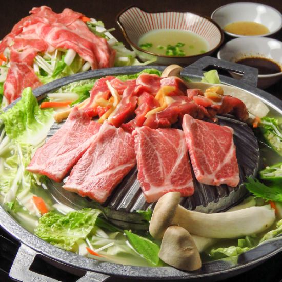 Unusual in Kagoshima! A specialty store where you can enjoy yakiniku and nabe mugata.Forget the hustle and bustle ...