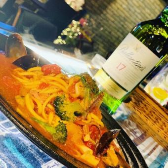 宴会におすすめ！120分単品飲み放題付きコース！90分ラストオーダー！(税込)