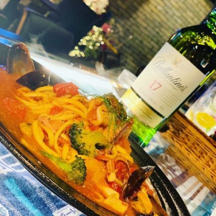 宴会におすすめ!120分単品飲み放題付きコース!90分ラストオーダー!(税込)