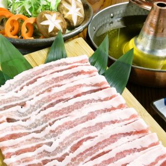 姫路ブランド桃色吐息豚肉出汁しゃぶ＜一人前＞