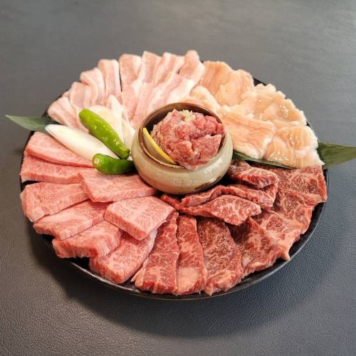 [Various meats available]