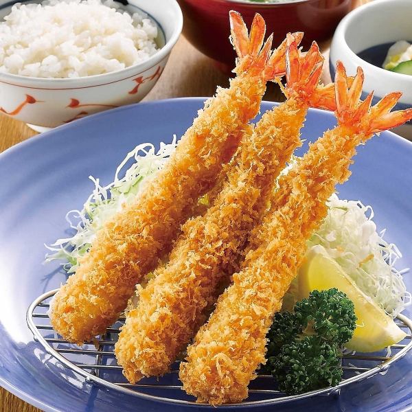 【海老フライ定食】