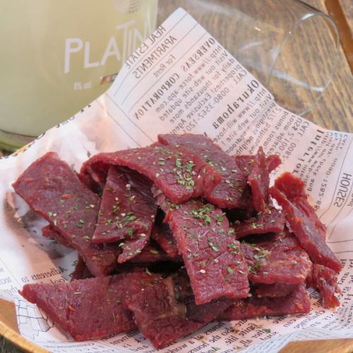 Thick beef jerky