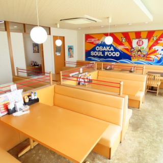 ６名用テーブル席6席