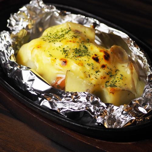 Grilled salted potato mayonnaise