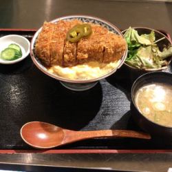 Pork cutlet bowl, regular size loin, 150g