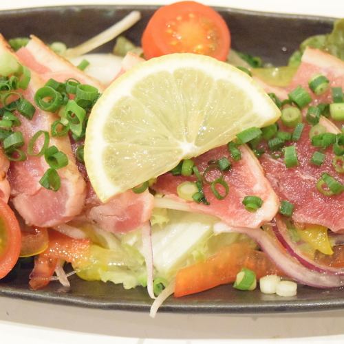 鶏たたきゴマ油
