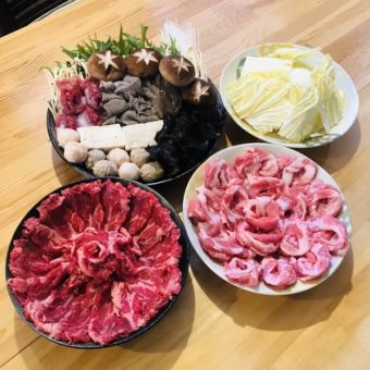☆Assorted Sichuan Hot Pot Set☆90 minutes all-you-can-drink included 5,800 yen (6,380 yen including tax)