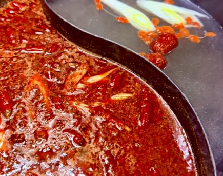 大鍋(激麻辛)贅沢セット　5100円(税込み)