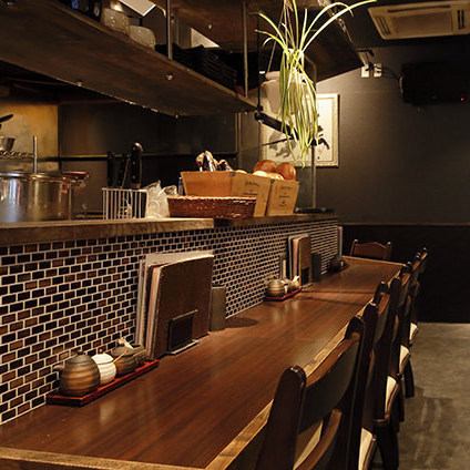 Spacious counter seats that are perfect for dates and crispy drinks on the way home from work ♪ Please enjoy the exquisite dishes that are a bit different from ordinary izakaya! Abundant a la carte.Please enjoy the drink menu.
