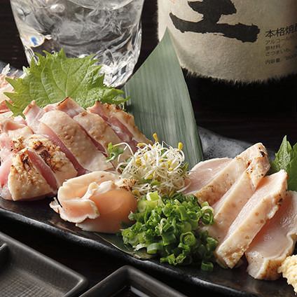Freshness is the key! “Jidori sashimi”! We are confident!