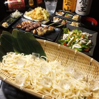 《料理のみ》権鹿オススメ!!【初夏の宴会☆鶏三昧コース】　絶品鶏尽料理全9品　3000円