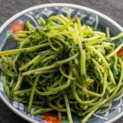 やみつき豆苗炒め