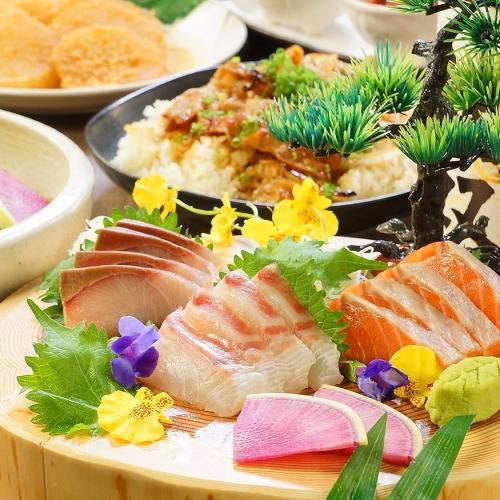 Outstanding freshness! Assorted sashimi with 5 or 7 types *7 types are available only on weekdays
