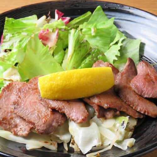 Salt-grilled Beef Tongue with Lemon