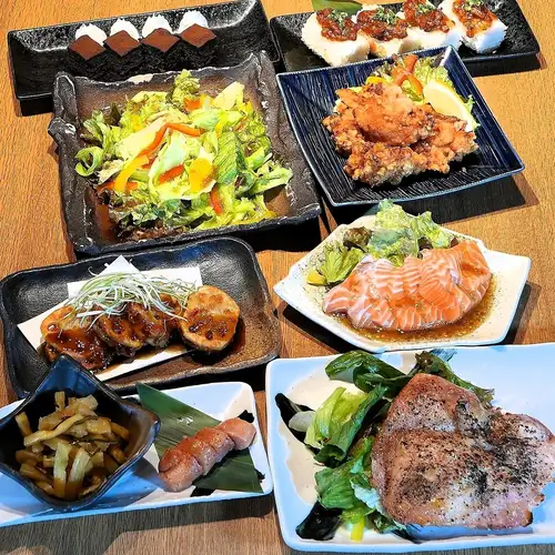 『弁慶大満足コース』鶏モモ豪快焼きや大分名物宇佐の唐揚げなど九州名物満載♪2時間飲み放題付☆4,000円
