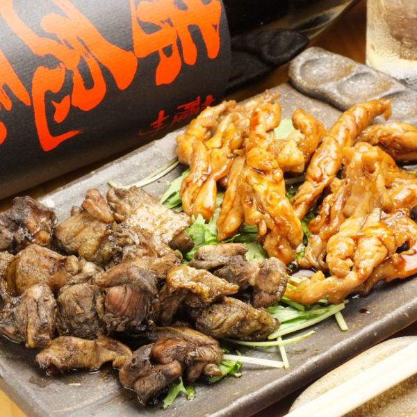 <<新鮮さ抜群◎>>朝引き但馬地鶏のもも炙り焼・せせり炙り焼/各780円(税抜)！リーズルナブルな価格でご提供
