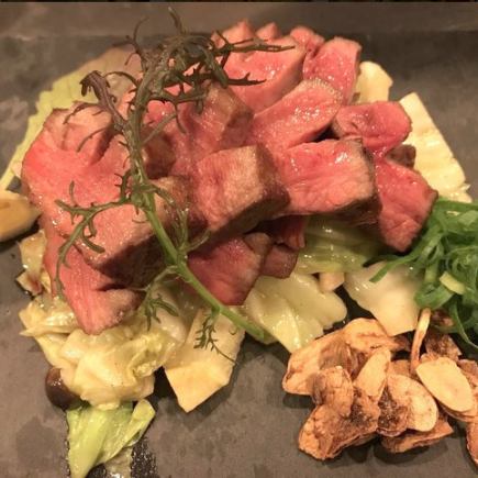 .★Thick-sliced beef tongue steak & shrimp ajillo luxury course for ¥5,400 (includes 10 dishes + 90 minutes of all-you-can-drink)★.