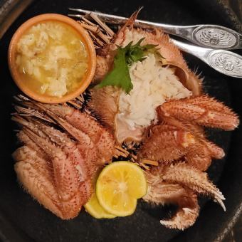 【季節限定贅沢コース】北海産毛蟹・A5黒毛和牛付き全9品★2,5時間飲放付9800円(税込)