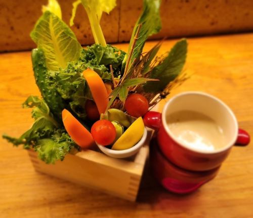 八王子野菜の和風バーニャカウダ