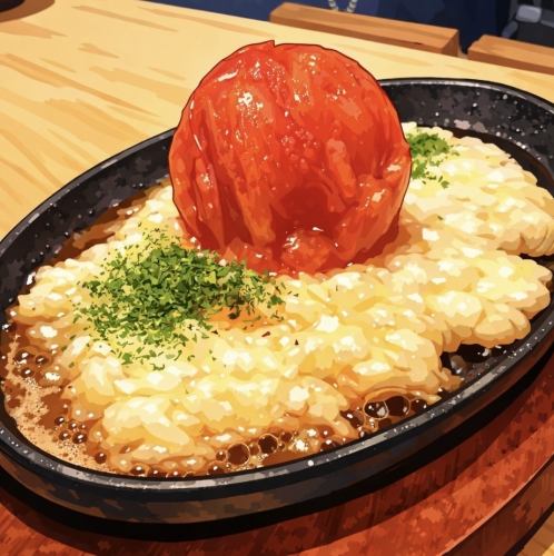 鉄板トマトチーズリゾット
