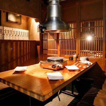 Plenty of private rooms◎A space just for the two of you...High-quality meat for adults in a high-quality space