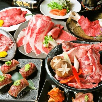 [Specialty course] All 14 dishes, Sakura family specialty!! Comes with grilled nigiri sushi ◆ 2 hours all-you-can-drink included 5,500 yen ⇒ 5,000 yen with coupon
