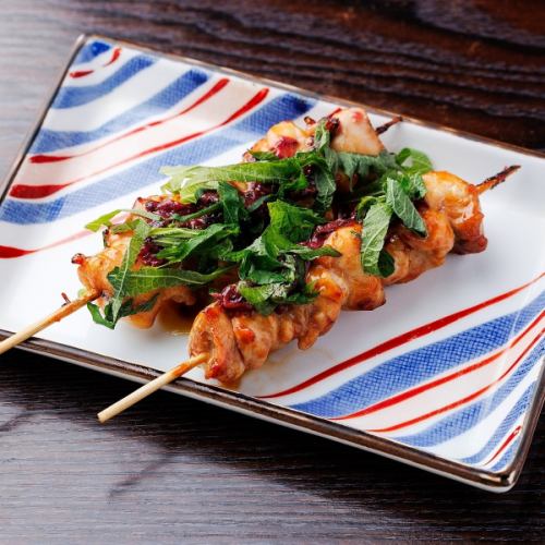 鶏もも肉梅照り大葉