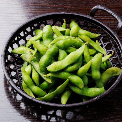 ゆで塩枝豆