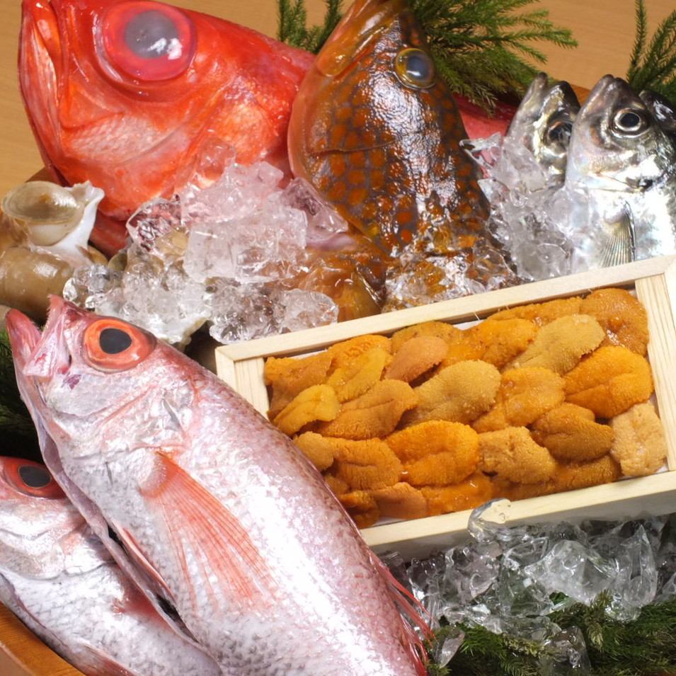 與金澤近江町市場直通!7,000日元～的時令海鮮小味雜魚套餐