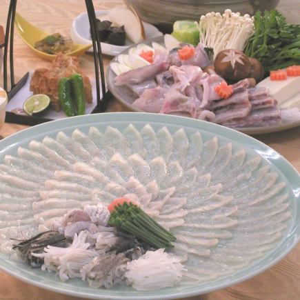 Saisai Fugu course (10 dishes in total) 15,950 yen! Enjoy luxury tiger blowfish delivered directly from Shimonoseki