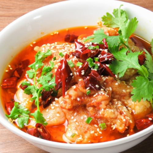 [The spiciness is addictive] Szechuan-style super spicy fish stew