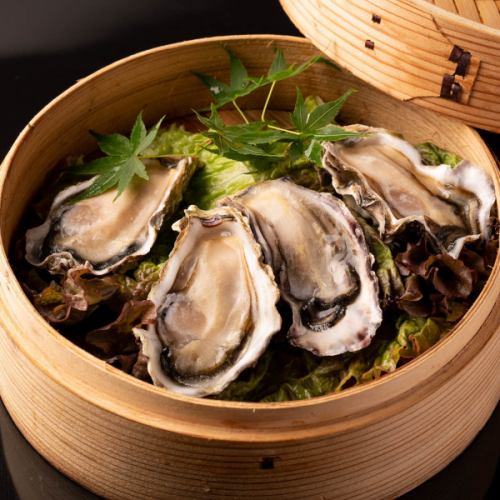 Steamed oysters (4 pieces)
