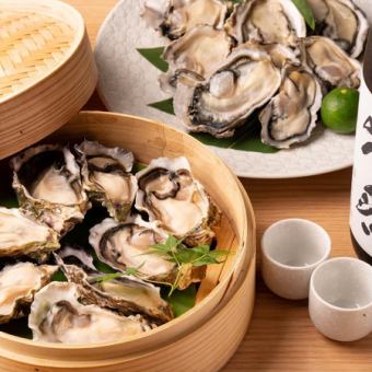 [3H all-you-can-drink x 8 items 5,280 yen ⇒ 4,280 yen] ◆ Delicious banquet plan with Himeji specialty oyster stew teppanyaki and seafood dishes