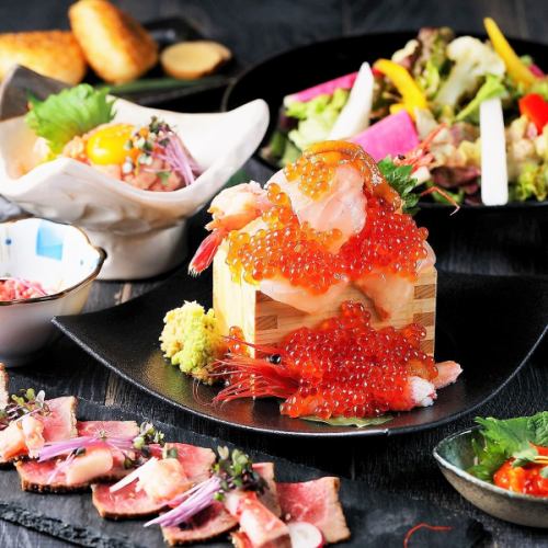 Sashimi and creative dishes using fresh seafood delivered directly from the production area are also popular ♪