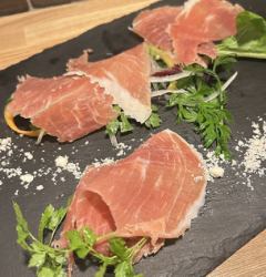Sliced raw ham from Shinshu, Nagano Prefecture