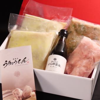 【テイクアウト】うちょうてん　水炊きセット　3～4人前5000円(税込)