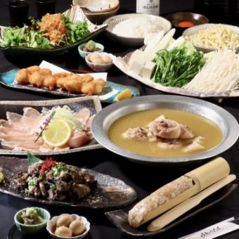 【頂コース】当日OK≪宴会に≫水炊き/もも炭火焼含全7品5000円(税込)※飲み放題別