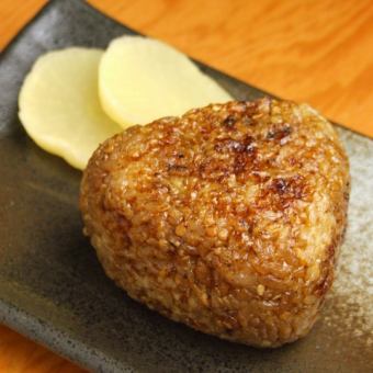 Grilled rice balls